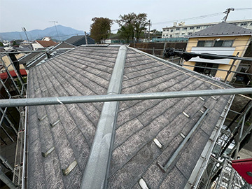 屋根カバー：施工前