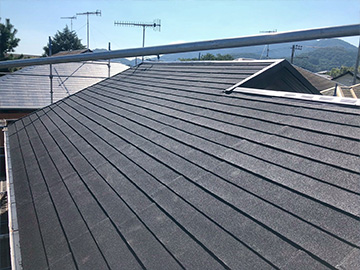 屋根施工後