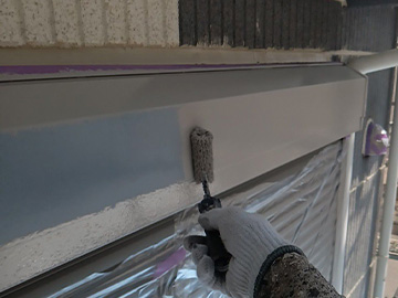 付帯部：中塗り