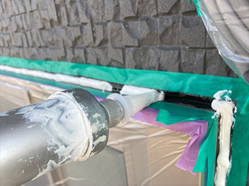 シーリング：打設