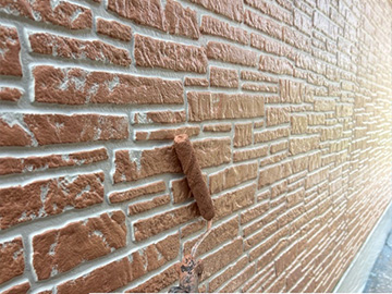 外壁：ダブルトーン上塗り