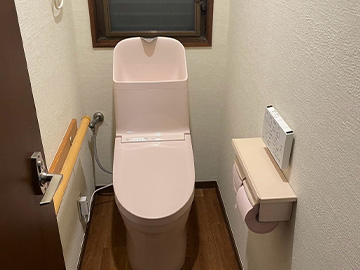 2階トイレ施工後