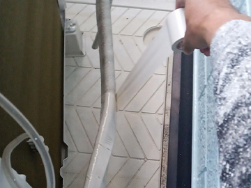 ホースまき直し