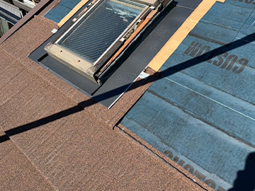 屋根：本体張り