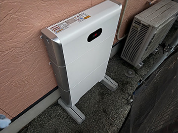 蓄電池本体設置