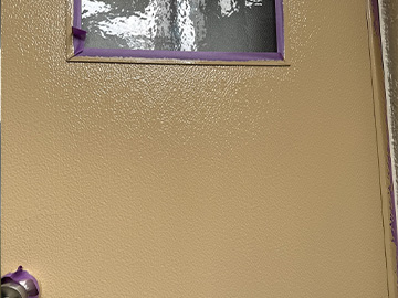 勝手口ドア：上塗り